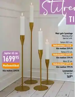 Imerco Maxi gulv lysestage, Medlemspris tilbud