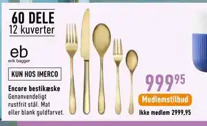 Imerco Encore bestikæske tilbud