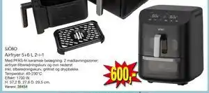 Harald Nyborg Airfryer 5+6 L 2-i-1 tilbud