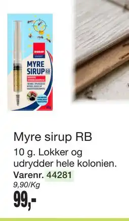 Harald Nyborg Myre sirup RB tilbud