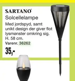 Harald Nyborg Solcellelampe tilbud