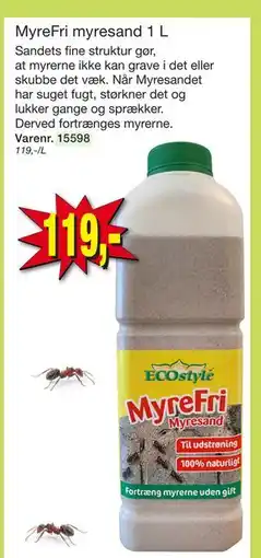 Harald Nyborg MyreFri myresand 1 L tilbud