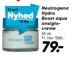 Bilka Neutrogena Hydro Boost ansigtscreme tilbud