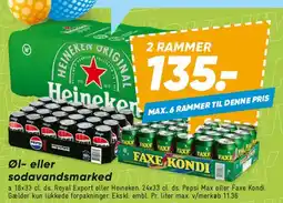 Bilka Øl- eller sodavandsmarked (2 rammer) tilbud