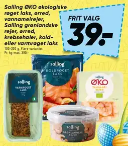 Bilka Salling økologiske fisk & rejer (Frit valg) tilbud