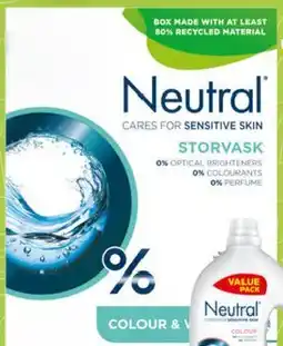 Bilka Neutral / Biotex vaskemiddel tilbud