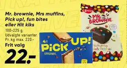 Bilka Mr. Brownie, Mrs muffins eller Pick Up! tilbud