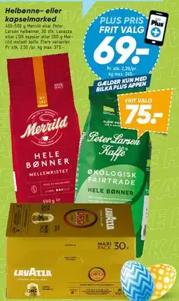 Bilka Merrild / Peter Larsen / Lavazza kaffe tilbud