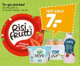 Bilka Risi Frutti & to-go mejeriprodukter tilbud