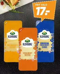 Bilka Arla Klovborg ost (skiver) tilbud