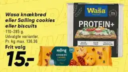 Bilka Wasa knækbrød / Salling cookies tilbud