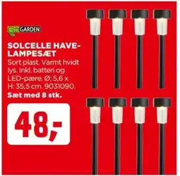 jem & fix SOLCELLE HAVELAMPESÆT tilbud
