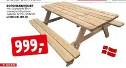jem & fix BORD/BÆNKESÆT tilbud