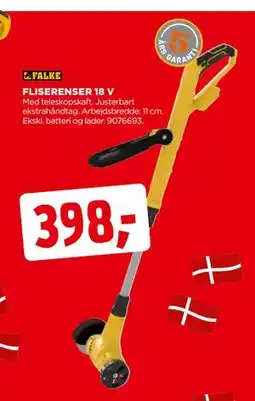 jem & fix FLISERENSER 18 V tilbud