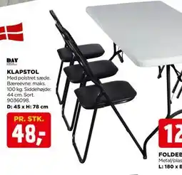 jem & fix KLAPSTOL tilbud