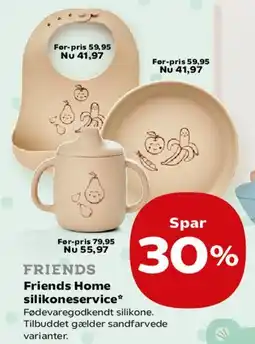 Kvickly Friends Home silikoneservice tilbud