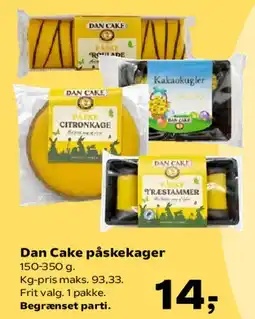 Kvickly Dan Cake påskekager tilbud