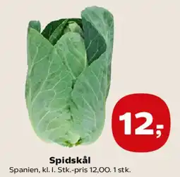 Kvickly Spidskål tilbud