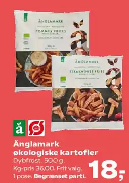 Kvickly Ånglamark økologiske kartofler tilbud