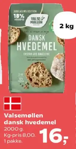 Kvickly Valsemøllen dansk hvedemel tilbud