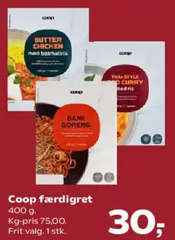 Kvickly Coop færdigret tilbud