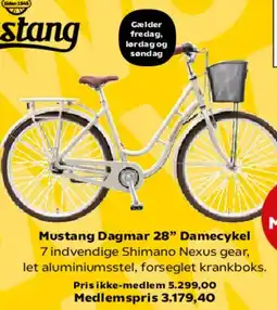 Kvickly Mustang Dagmar 28 Damecykel tilbud