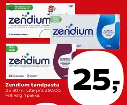 Kvickly Zendium tandpasta tilbud