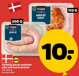 Netto Velsmag dansk medister / marineret kotelet tilbud