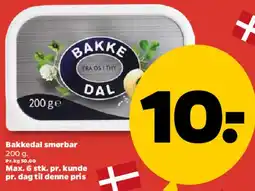 Netto Bakkedal smørbar 200 g tilbud