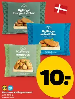Netto Bistronne kyllingemarked (frosne kyllingeprodukter) tilbud