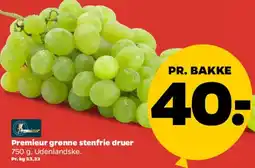 Netto Grønne stenfrie druer tilbud