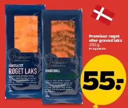 Netto Premier røget eller gravad laks tilbud