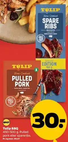 Netto Tulip slow cooked (pulled pork / spare ribs) tilbud