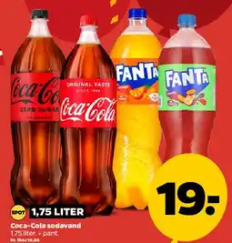 Netto Coca‑Cola / Fanta sodavand 1,75 liter tilbud