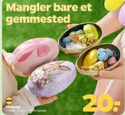 Netto Påskeæg i metal tilbud
