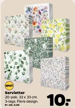 Netto Servietter tilbud