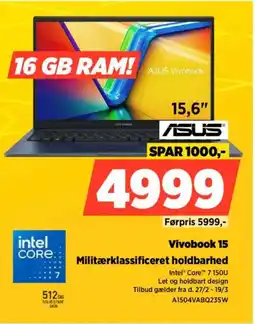 Power ASUS Vivobook 15 A1504VABQ235W tilbud