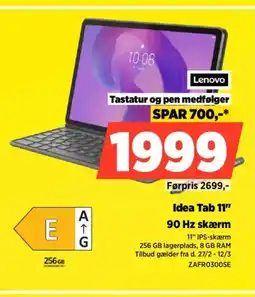 Power Lenovo Idea Tab 11" ZAFRO300SE tilbud