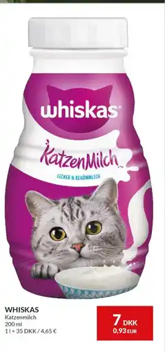 Nielsen's Discount WHISKAS Katzenmilch tilbud