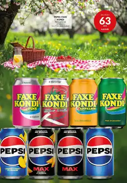 Nielsen's Discount PEPSI / FAXE KONDI tilbud