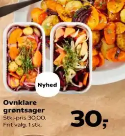 Kvickly Ovnklare grøntsager tilbud