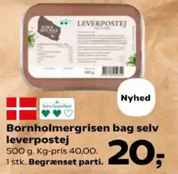 Kvickly Bornholmergrisen bag selv leverpostej tilbud