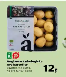 Kvickly Änglamark økologiske nye kartofler tilbud