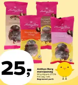 Kvickly Anthon Berg marcipanæg tilbud