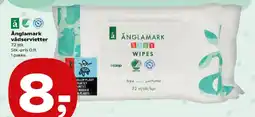 Kvickly Änglamark vådservietter tilbud