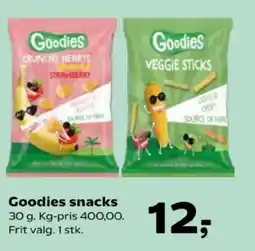 Kvickly Goodies snacks tilbud