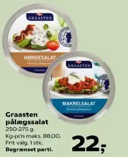 Kvickly Graasten pålægssalat tilbud