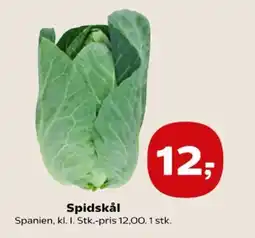 Kvickly Spidskål tilbud