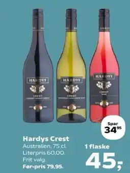 Kvickly Hardys Crest tilbud