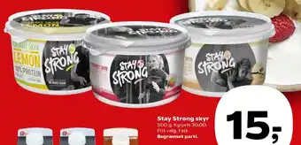 Kvickly Stay Strong skyr tilbud